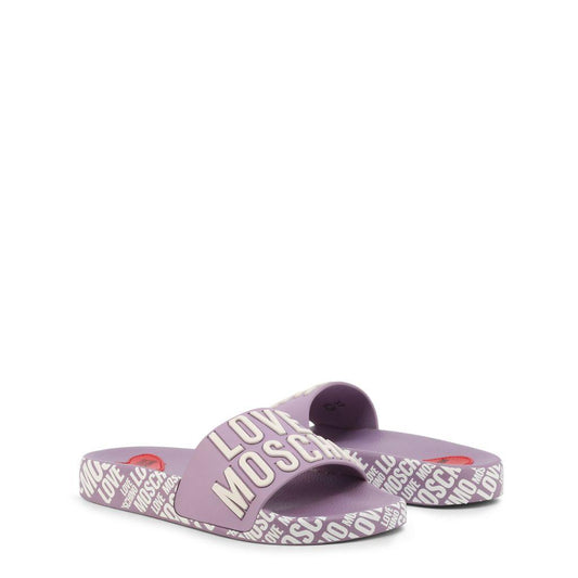 Pretty Purple Slide Sandals - Puritific