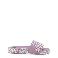 Pretty Purple Slide Sandals - Puritific