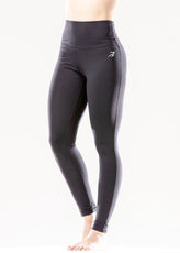 Puissante High-Waisted Full-Length Black Leggings - Puritific