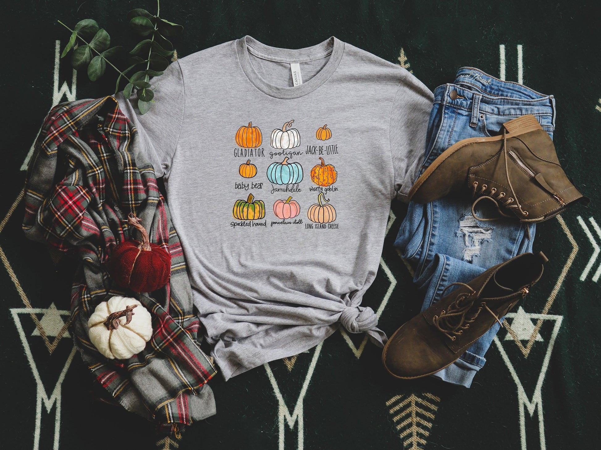 Pumpkin Varieties Shirt, Cute Pumpkin Shirt - Puritific