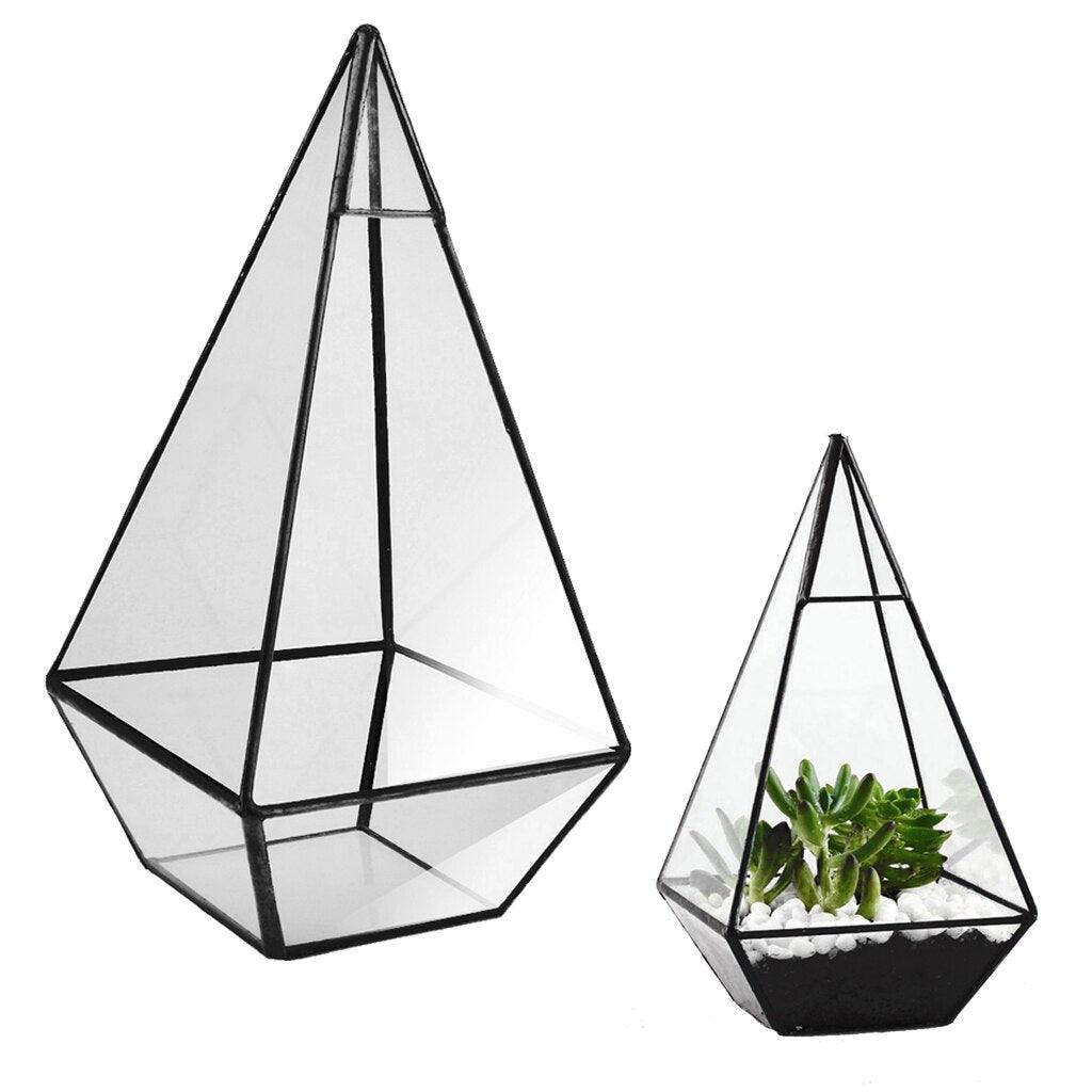 Pyramid Glass Terrarium - Puritific