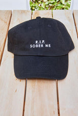 R.I.P. Single Me | R.I.P. Sober Me - Bachelorette party dad hats - Puritific