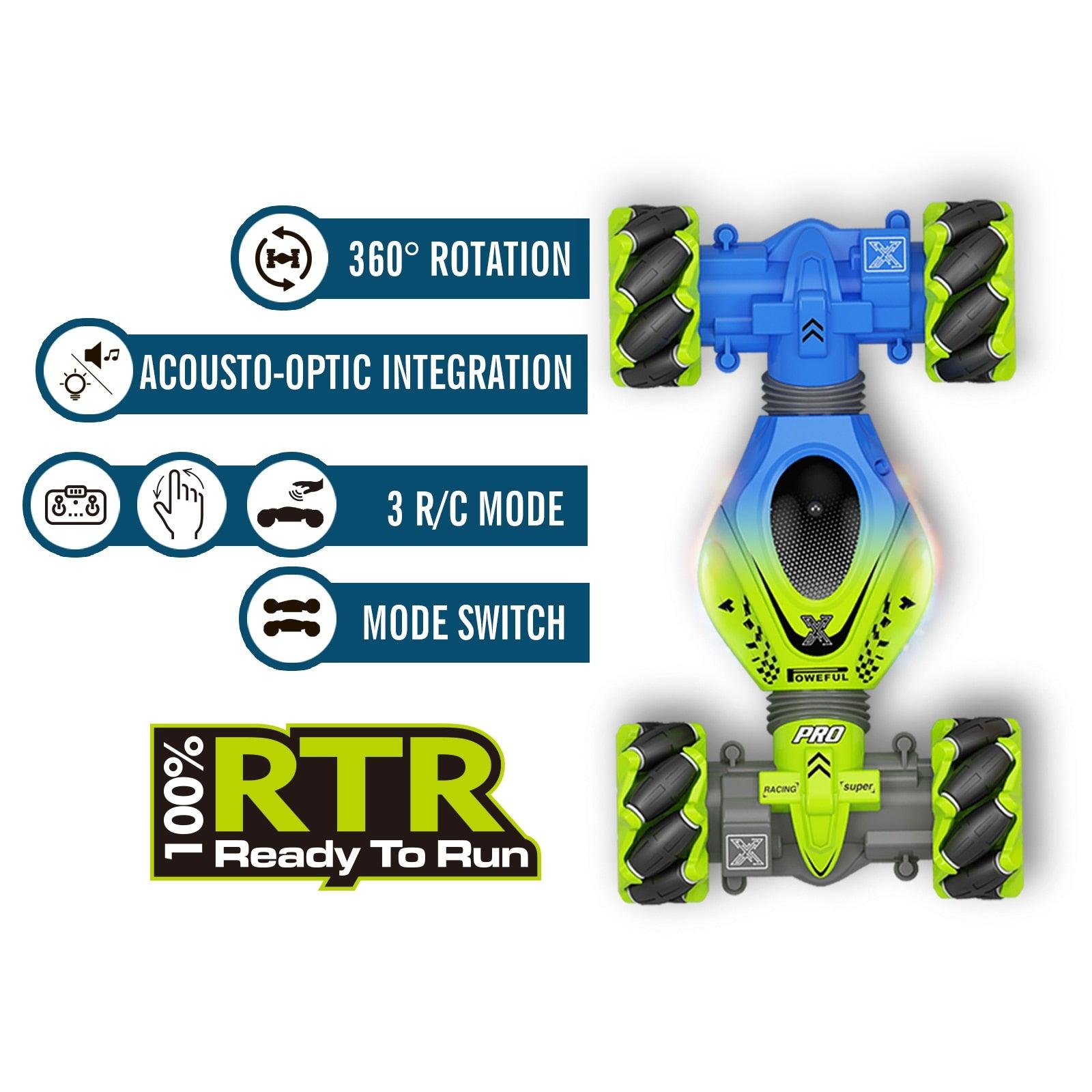 RC Watch Gesture Rotation Stunt Car - Puritific