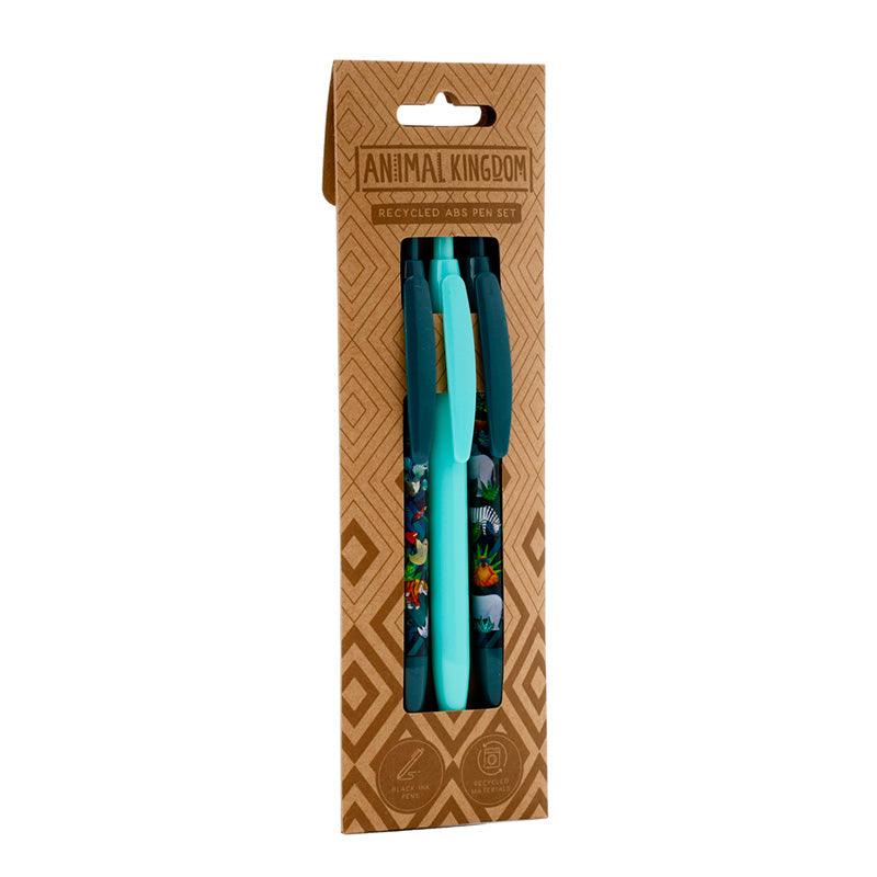 Recycled ABS 3 Piece Pen Set - Animal Kingdom PENS23-0