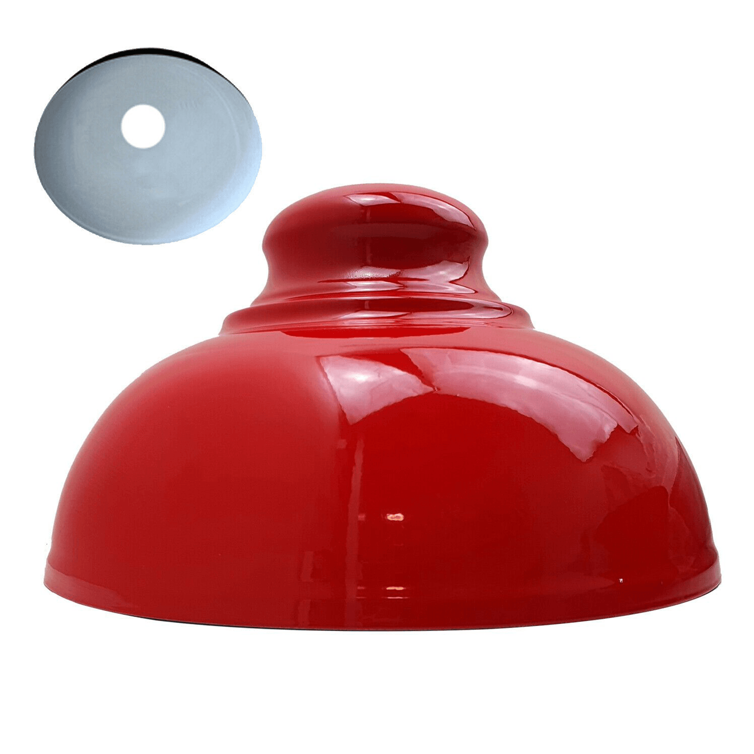 Red Retro Style Metal Easy Fit Ceiling Pendant Light Shade~2082-1