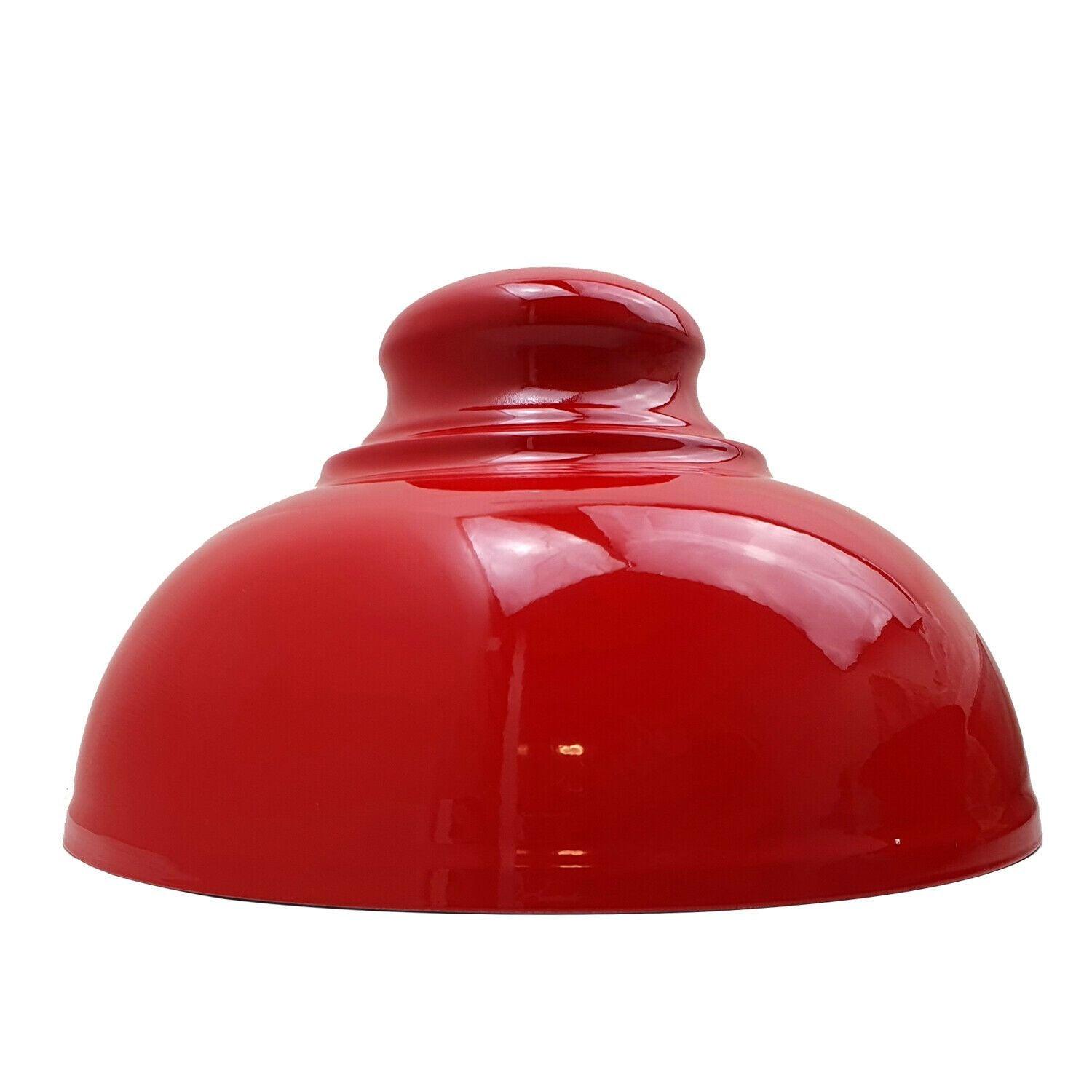 Red Retro Style Metal Easy Fit Ceiling Pendant Light Shade~2082-2