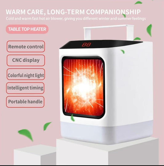 RelaxinProducts Premium Portable 2-in-1 Space Heater and Cooler - Puritific