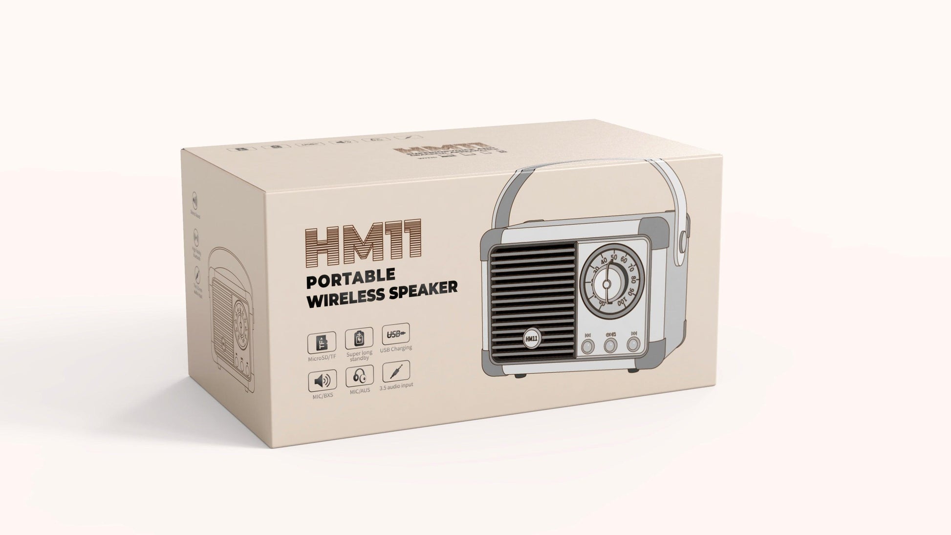 Retro Bluetooth Speaker HM11 Classical Retro Music Player - Puritific