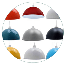 Retro Design Light Easy Fit 40cm Dome Lampshades Lighting~1384-0