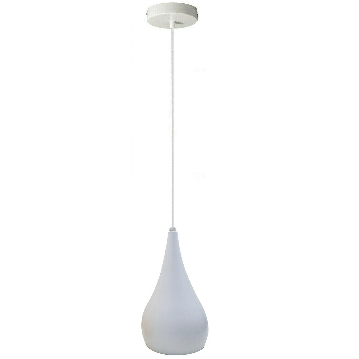 Retro Drop Light Shades Modern Ceiling Pendant Lampshades Metal Various Colours~2048-10