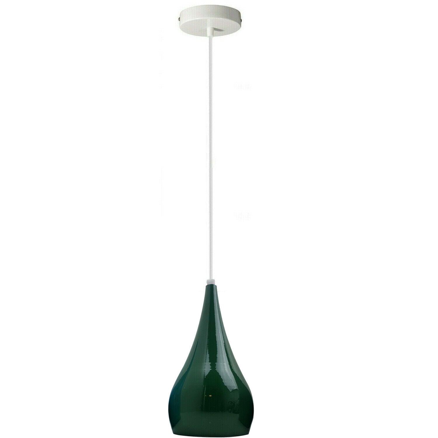 Retro Drop Light Shades Modern Ceiling Pendant Lampshades Metal Various Colours~2048-7