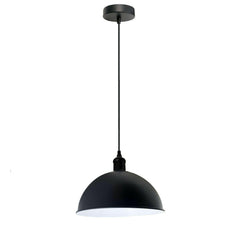 Retro Industrial Black Ceiling Pendant Light Metal Lamp Shade With 95cm Adjustable Cable~1354-11