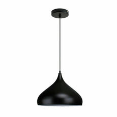 Retro Industrial Black Ceiling Pendant Light Metal Lamp Shade With 95cm Adjustable Cable~1354-18