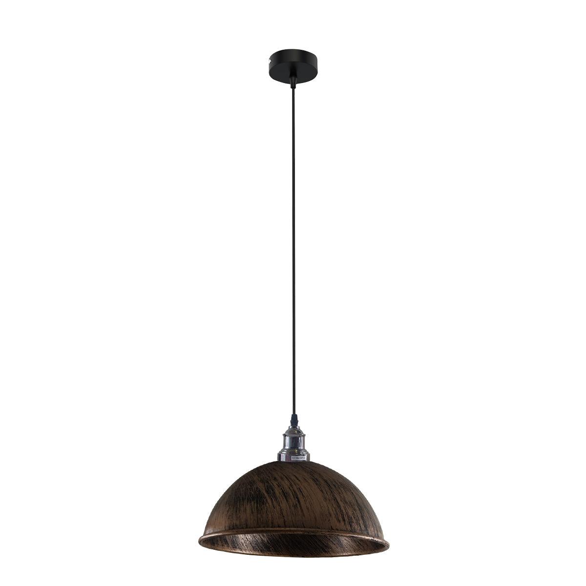 Retro Industrial Ceiling E27 Hanging Pendant Light Shade Brushed Copper~1600-1