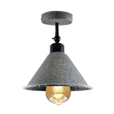 Retro Industrial Ceiling Flush Mount Light Metal Cone Shade Light Kit~1223-4