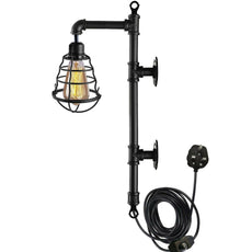 Retro Industrial Farmhouse Rustic Style Light Fitting Pipe Wall Lighting~3405-5