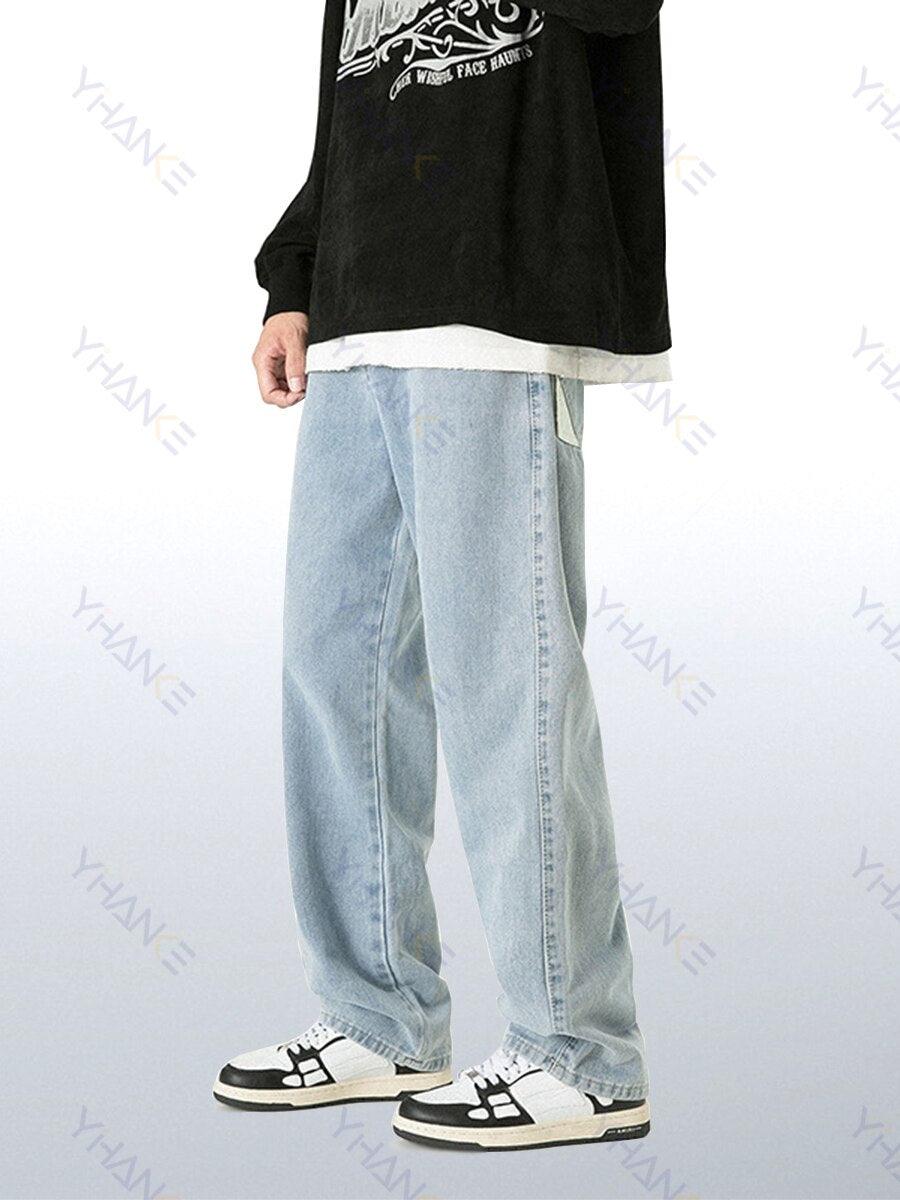 Retro Loose Straight Wide Leg Pants - Puritific