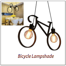 Retro Meta Design Bicycle Ceiling Hanging Pendant Light Shade Modern cycle Lampshade~2668-1