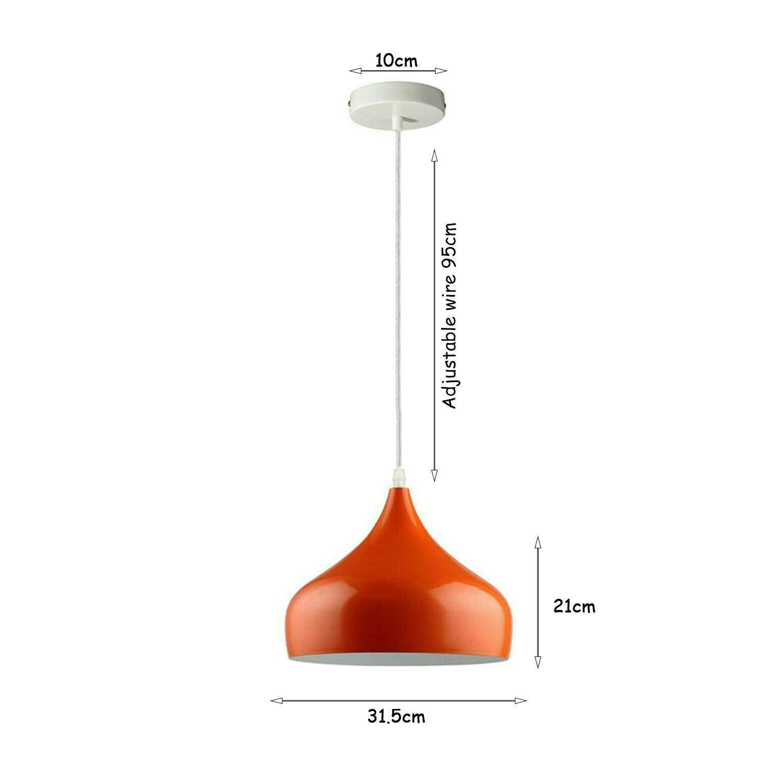 Retro Orange Ceiling Light | Wall Lamp Shade Pendant Light-4