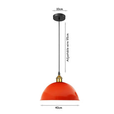 Retro Orange Ceiling Light | Wall Lamp Shade Pendant Light-5