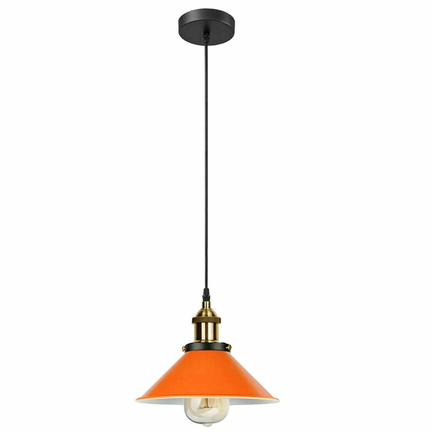 Retro Orange Ceiling Light | Wall Lamp Shade Pendant Light-7