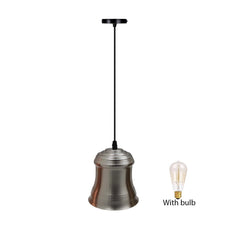 Retro Style Pendant Light Satin Nickel Colours Lamp Shade~2536-1