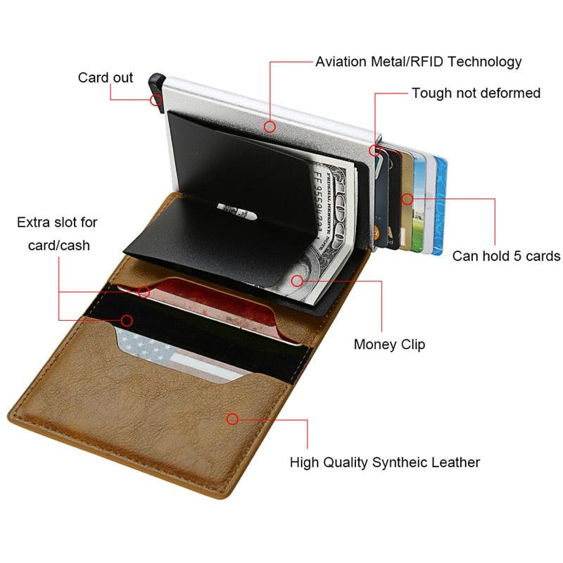 Rfid Card Holder Men Wallets - Puritific