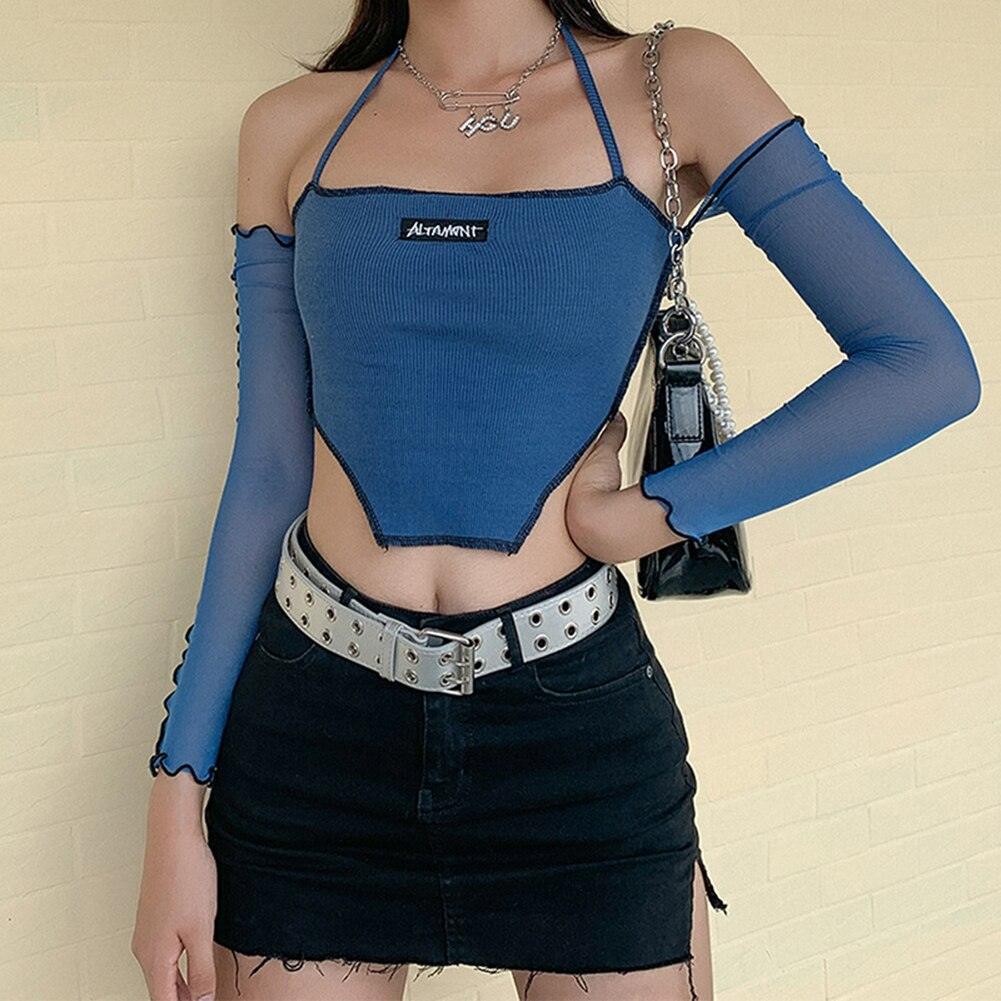 Ribbed Hem Cropped Top - Puritific