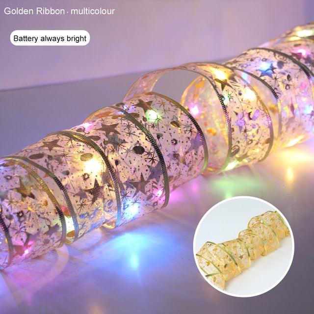 Ribbon Fairy Christmas Lights - Puritific