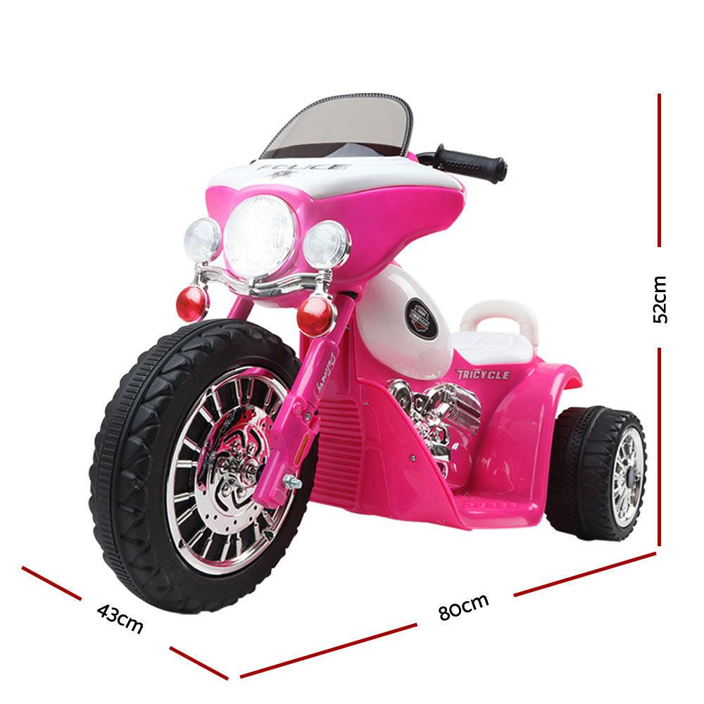 Rigo Kids Ride On Motorcycle Motorbike Car Harley Style Electric Toy Police Bike-1