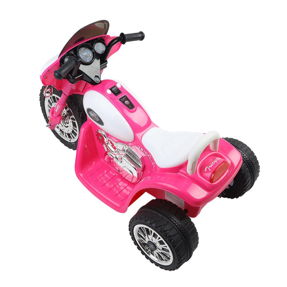 Rigo Kids Ride On Motorcycle Motorbike Car Harley Style Electric Toy Police Bike-4