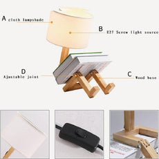 Robot Shape Table Lamp - Puritific