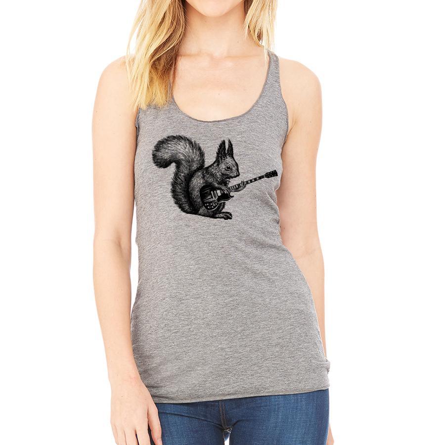 Rock & Roll Squirrel racerback - Puritific