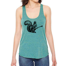 Rock & Roll Squirrel racerback - Puritific