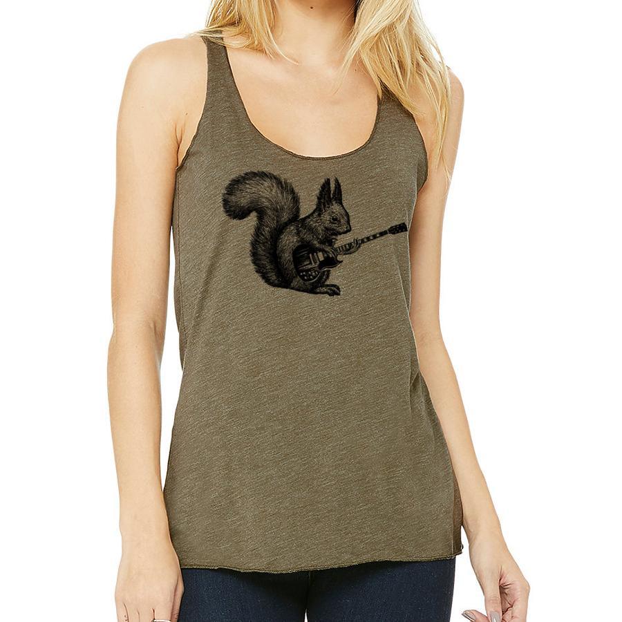 Rock & Roll Squirrel racerback - Puritific