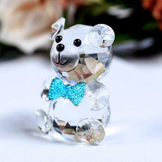 Romantic Bear Crystal Figurine - Puritific