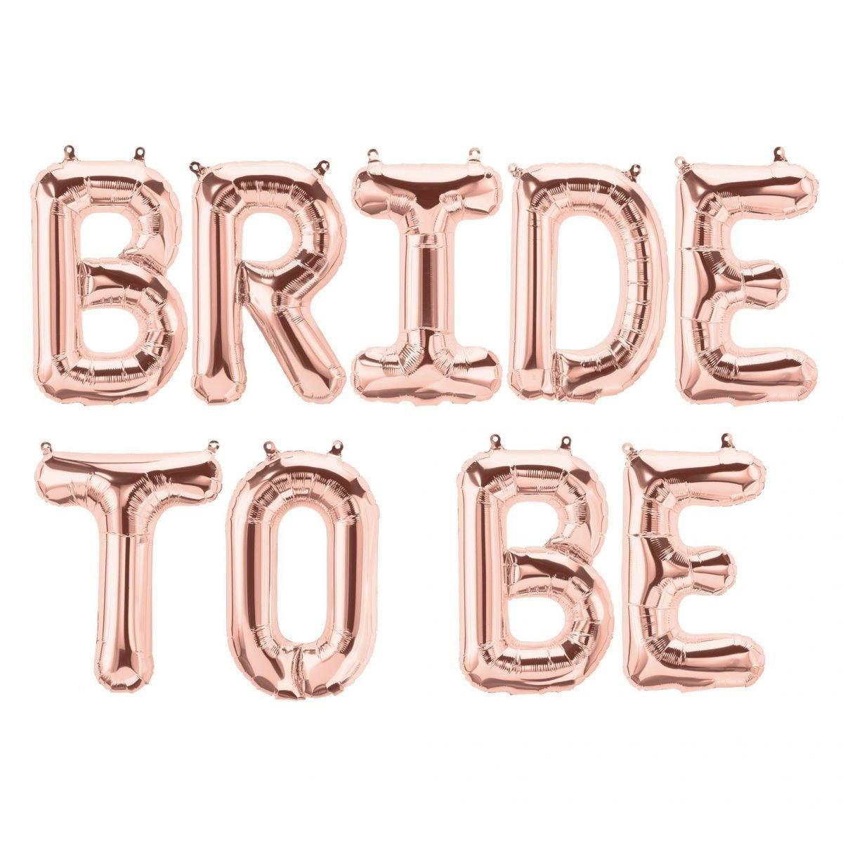 Rose all Day Rose Gold 16" Balloon Banner | Multiple phrases! - Puritific