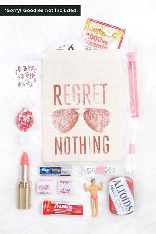 Rose Gold Aviator Regret Nothing Kit Bag - Puritific