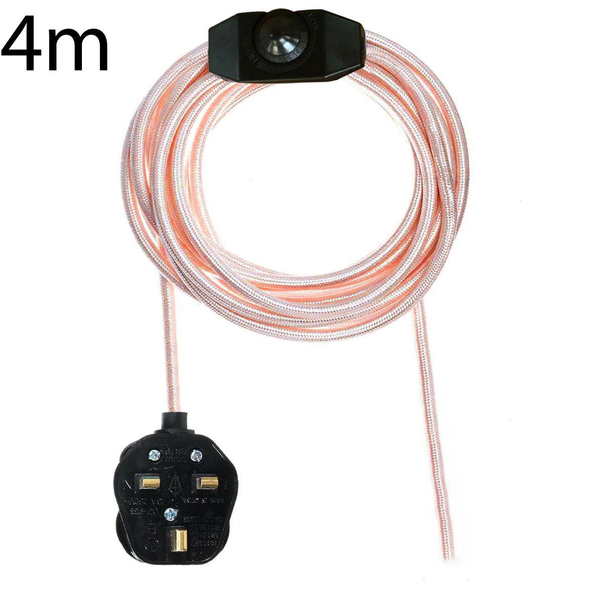 Rose Gold Wall Arm With 4m Plug in Pendant~1453-4