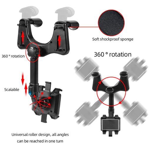 Rotatable Phone Car Holder - Puritific