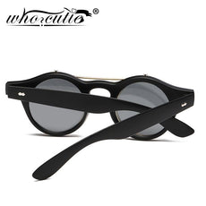 Round Flip Up Sunglasses - Puritific