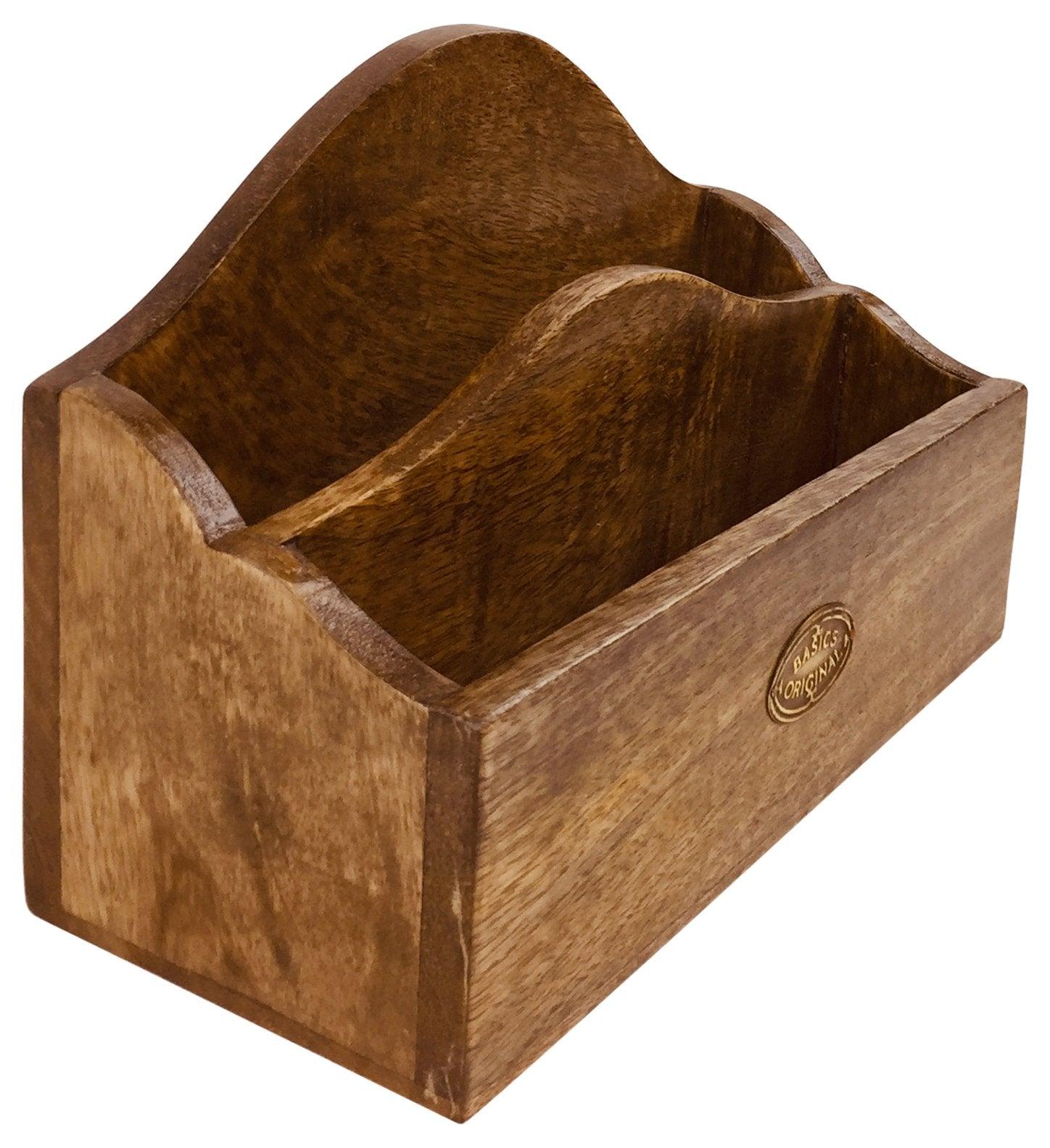 Rustic Desktop Organiser 26cm-3