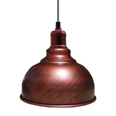 Rustic Red Industrial Metal Ceiling Pendant Shade Hanging Retro Light~1856-3