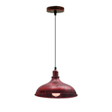 Rustic Red Industrial Retro Ceiling Pendant Light~1480-2