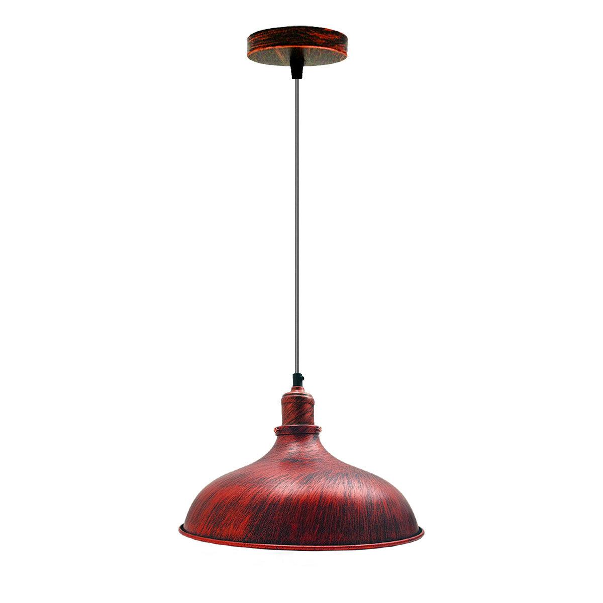 Rustic Red Industrial Retro Ceiling Pendant Light~1480-8