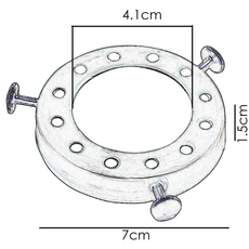 Satin Nickel Lamp Shade Cap for Pendant Light Socket Holder Fitting~1033-1