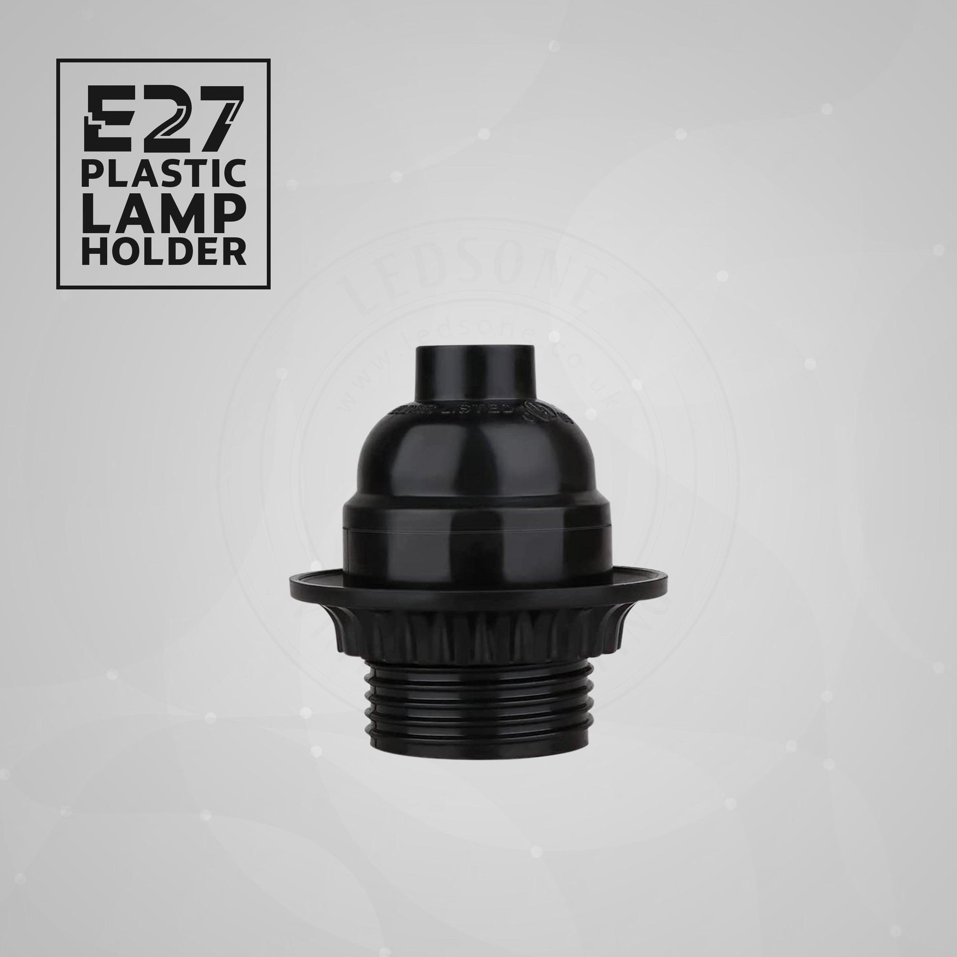 Screw E27 Plain Holder with Ring Bakelite Lamp Holder~2987-2