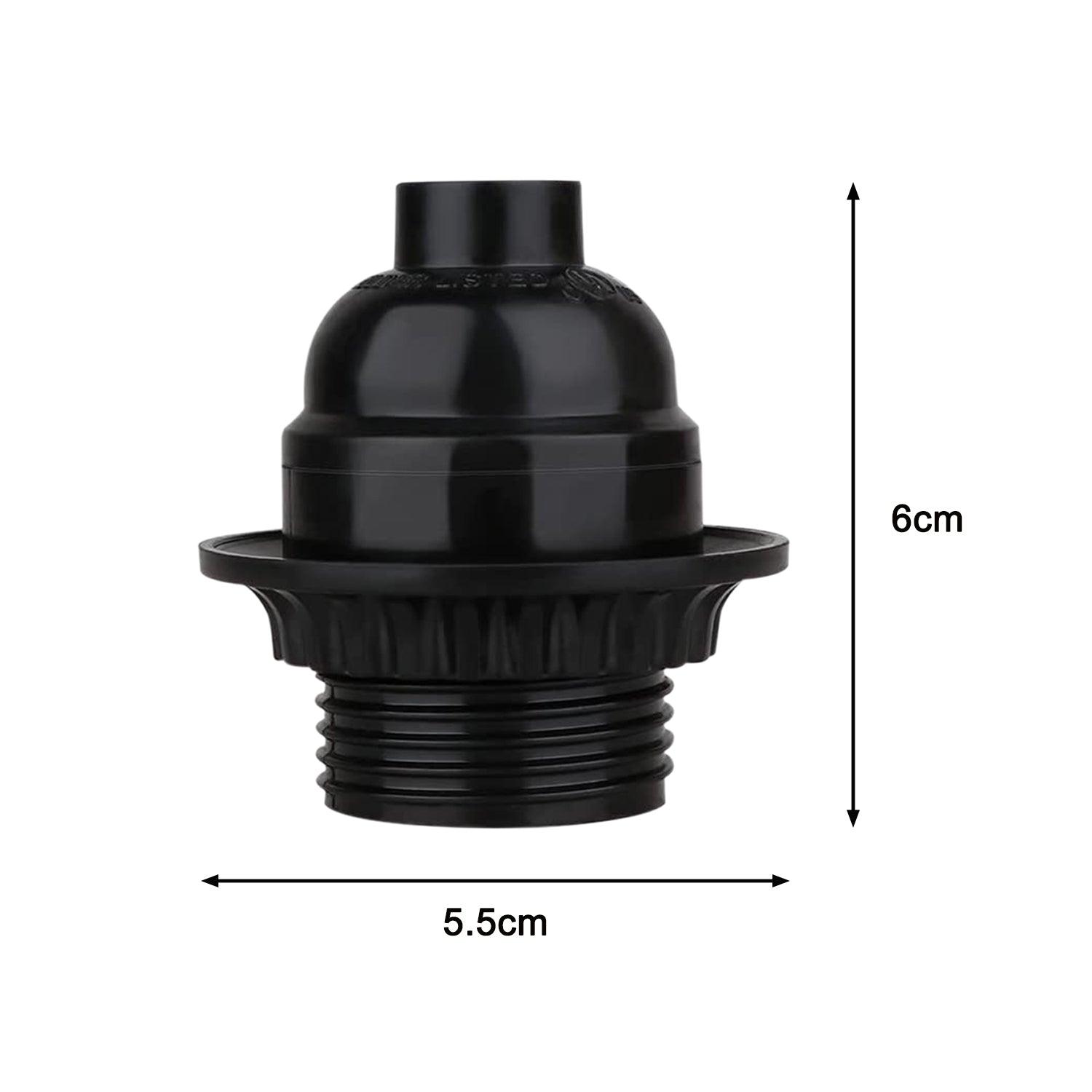 Screw E27 Plain Holder with Ring Bakelite Lamp Holder~2987-3