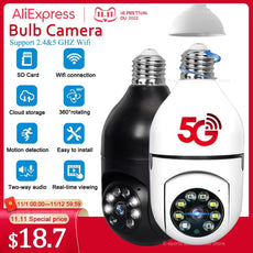 Security Monitor Cam 4X Digital Zoom Bulb - Puritific