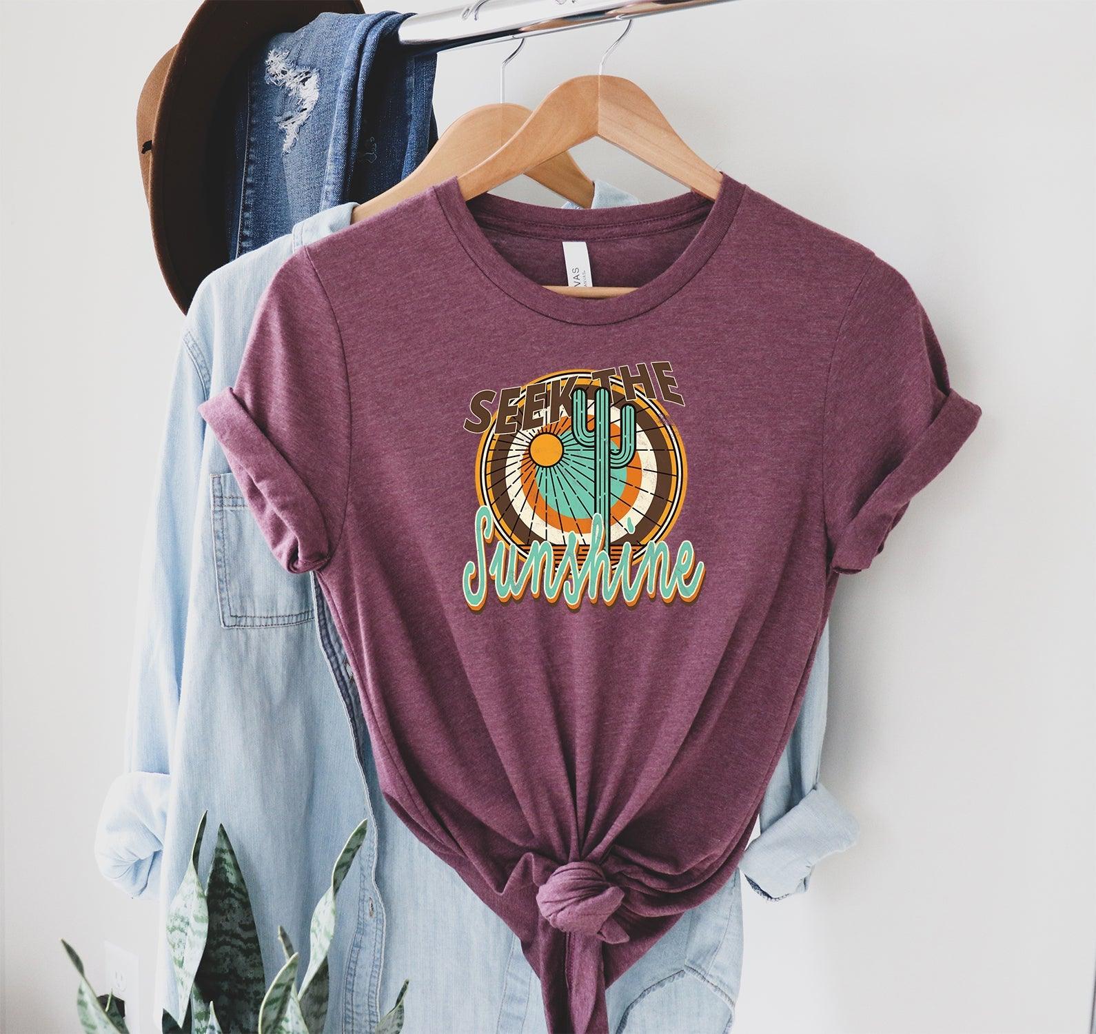 Seek The Sunshine Shirt, Summer Shirt - Puritific